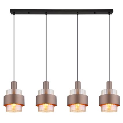 Globo - Hanglamp aan een koord 4xE27/60W/230V