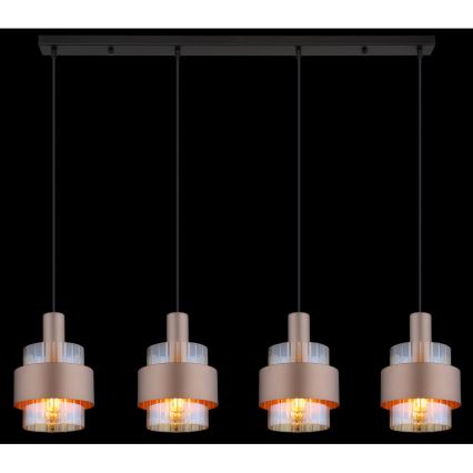 Globo - Hanglamp aan een koord 4xE27/60W/230V