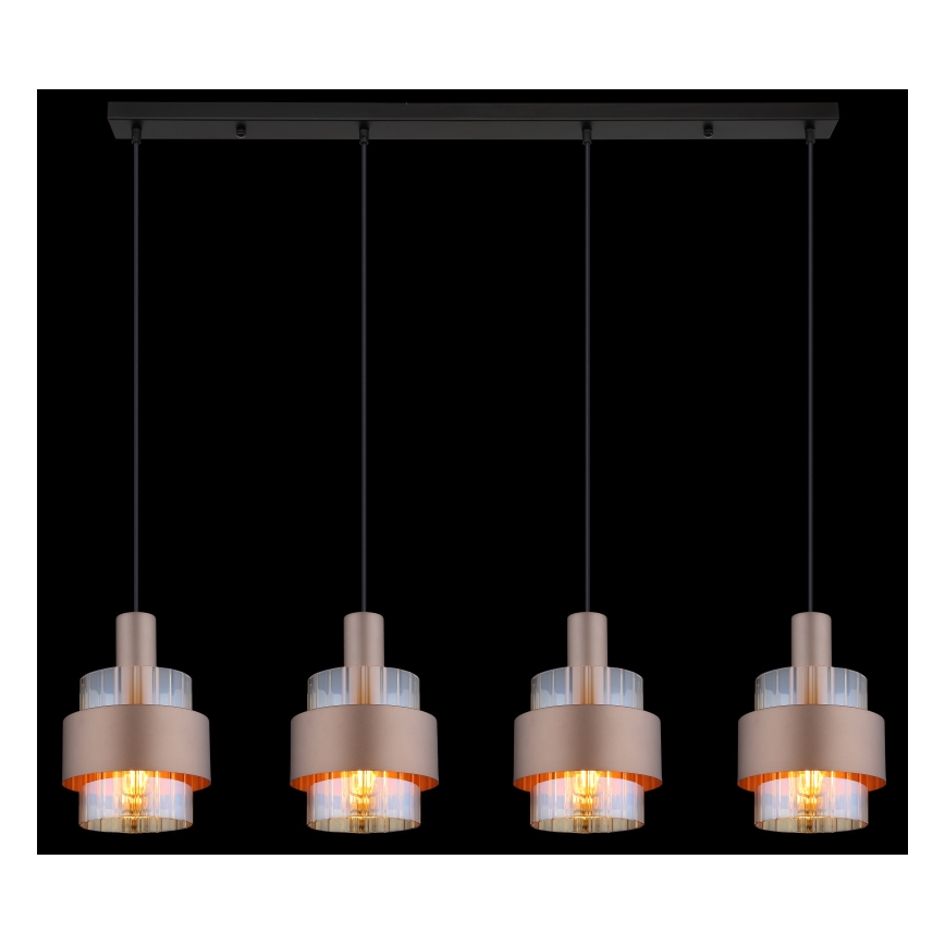 Globo - Hanglamp aan een koord 4xE27/60W/230V