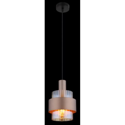 Globo - Hanglamp aan een koord 1xE27/60W/230V diameter 18,5 cm