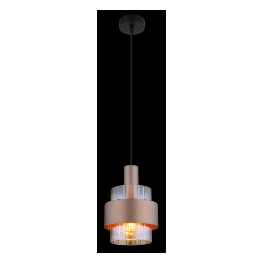 Globo - Hanglamp aan een koord 1xE27/60W/230V diameter 18,5 cm