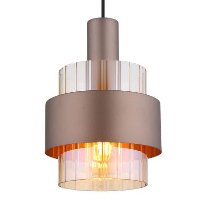 Globo - Hanglamp aan een koord 1xE27/60W/230V diameter 18,5 cm