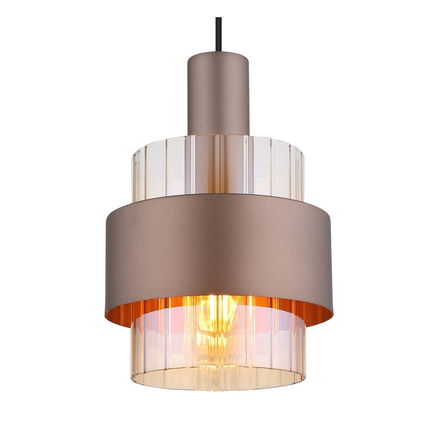 Globo - Hanglamp aan een koord 1xE27/60W/230V diameter 18,5 cm