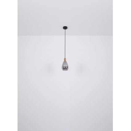 Globo - Hanglamp aan kabel 1xE27/40W/230V messing