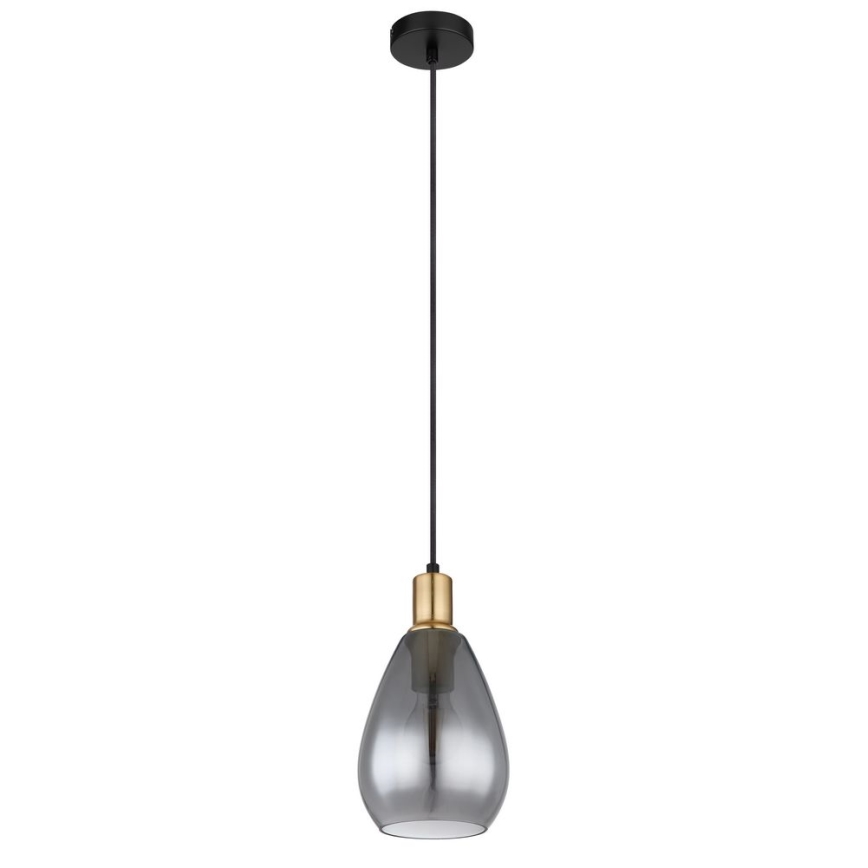 Globo - Hanglamp aan kabel 1xE27/40W/230V messing