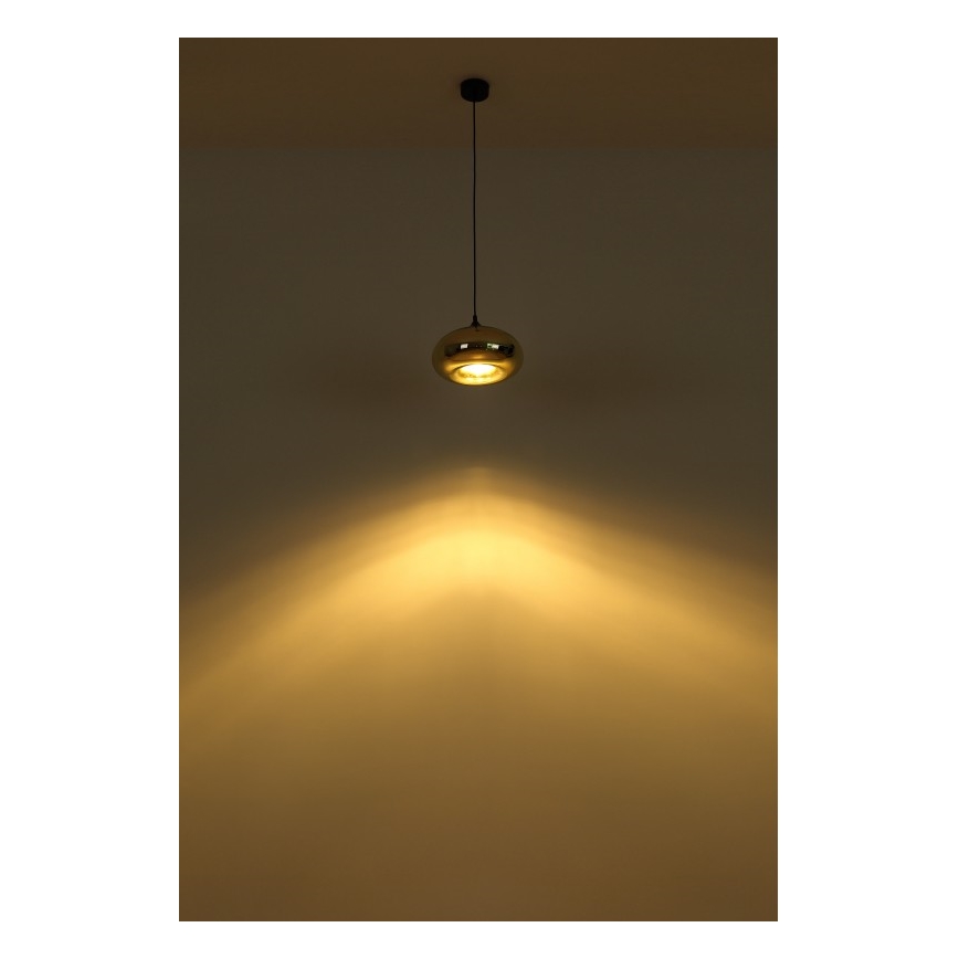 Globo - Suspension filaire 1xE27/60W/230V chrome brillant