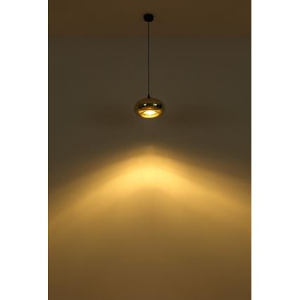 Globo - Hanglamp aan een koord 1xE27/60W/230V koper