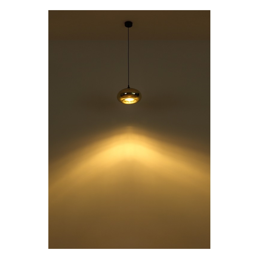 Globo - Hanglamp aan een koord 1xE27/60W/230V koper