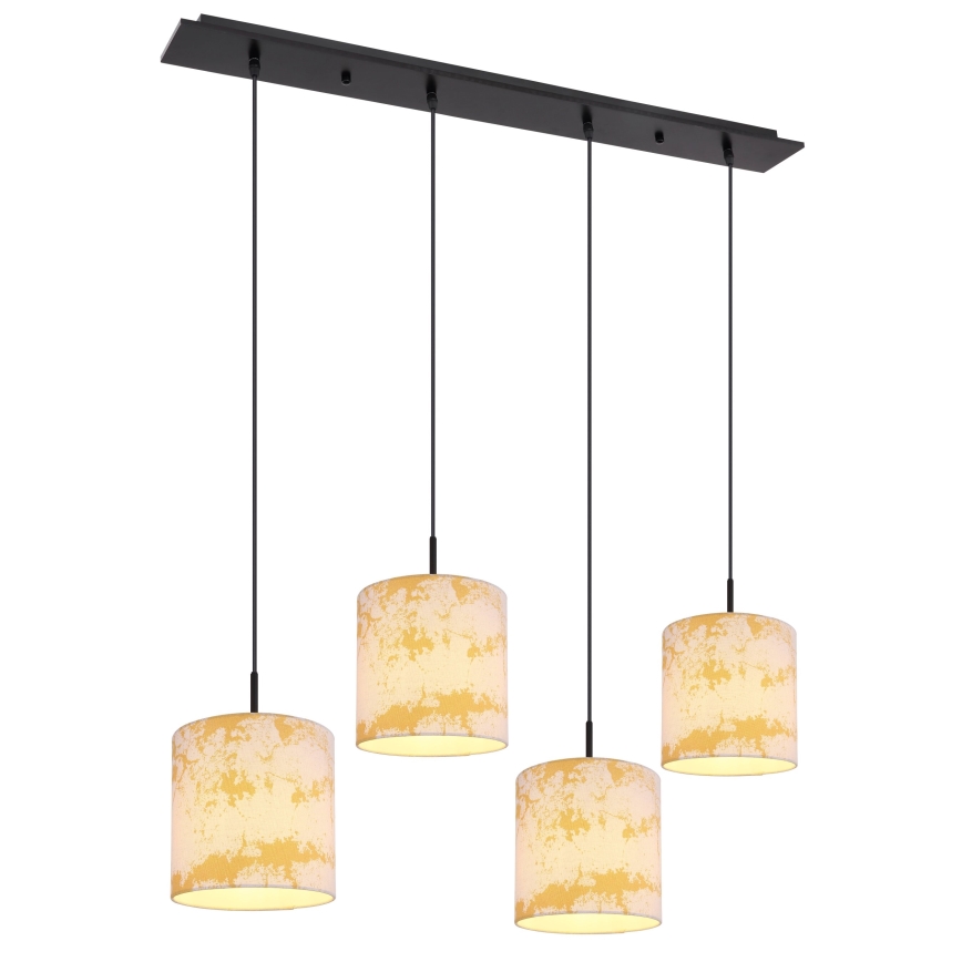 Globo 15580-4H - Hanglamp aan een koord ENGELBERT 4xE27/40W/230V