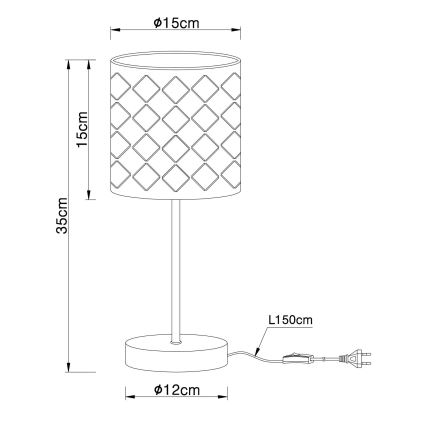 Globo - Tafellamp 1xE14/40W/230V