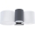 Globo 15586-4D - Plafondlamp MAKKI 4xE27/15W/230V wit/grijs/zwart
