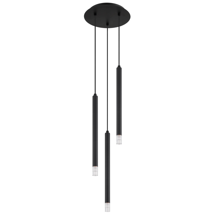 Globo - Hanglamp aan een koord 3xG9/4W/230V diameter 24 cm zwart