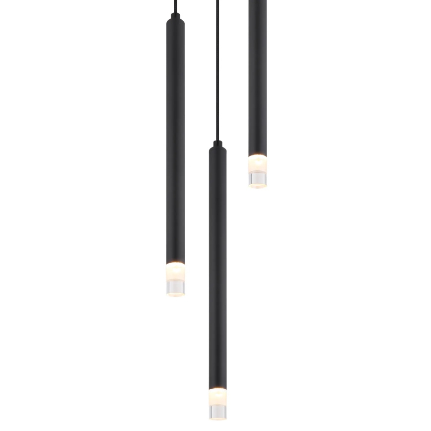 Globo - Hanglamp aan een koord 3xG9/4W/230V diameter 24 cm zwart