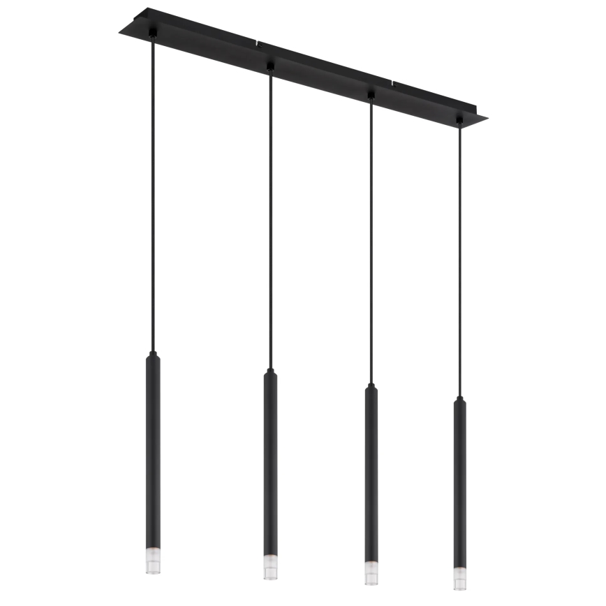 Globo - Suspension filaire 4xG9/4W/230V noir