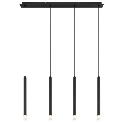 Globo - Suspension filaire 4xG9/4W/230V noir