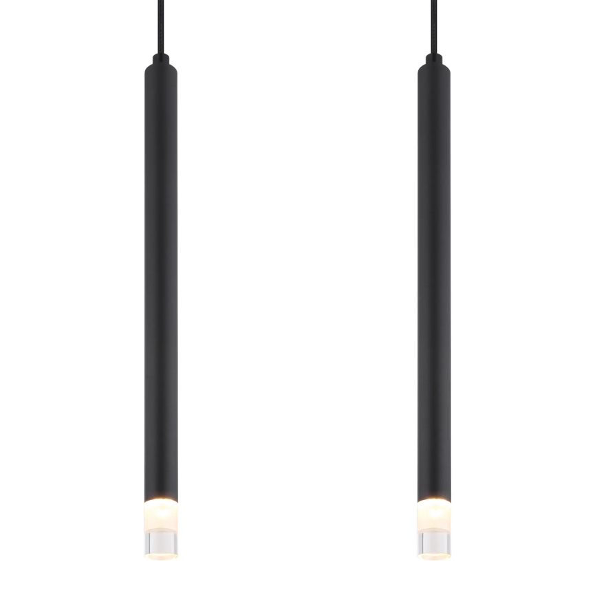 Globo - Suspension filaire 4xG9/4W/230V noir