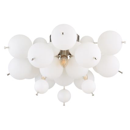 Globo - Bevestigde hanglamp 3xE14/25W/230V diameter 55 cm wit