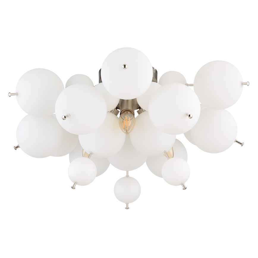 Globo - Bevestigde hanglamp 3xE14/25W/230V diameter 55 cm wit