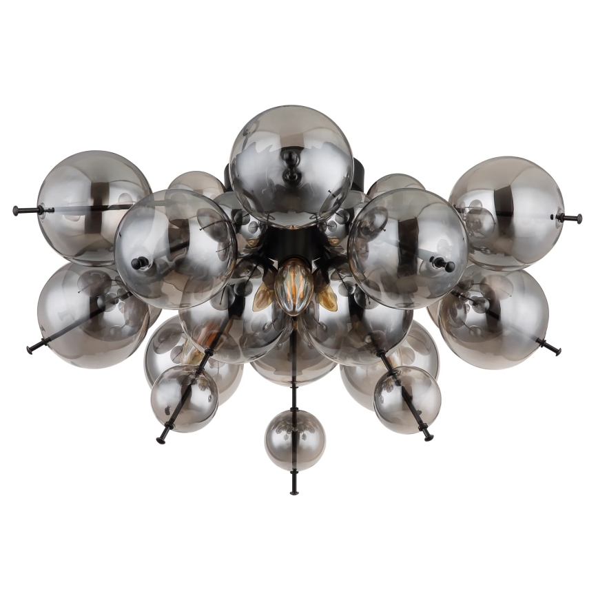 Globo - Plafonnier 3xE14/25W/230V d. 55 cm noir