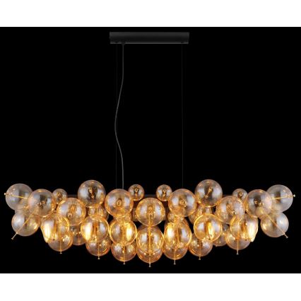 Globo - Hanglamp met kabel 6xE14/25W/230V goudkleurig