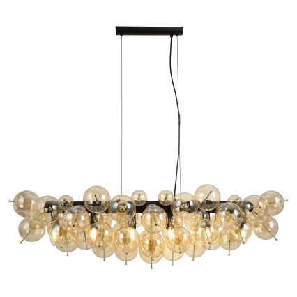 Globo - Hanglamp met kabel 6xE14/25W/230V goudkleurig