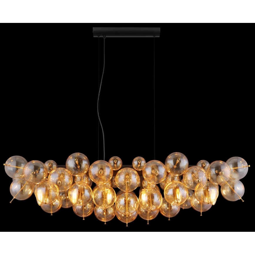 Globo - Suspension sur câble 6xE14/25W/230V dorée