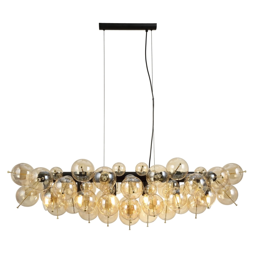 Globo - Suspension sur câble 6xE14/25W/230V dorée