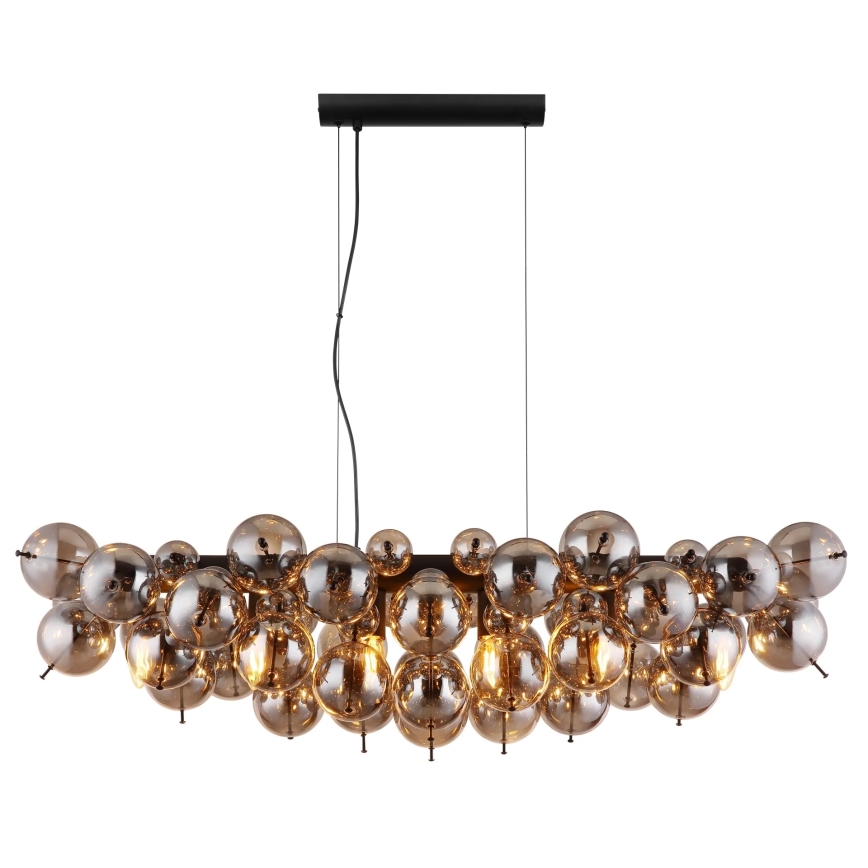 Globo - Hanglamp aan kabel 6xE14/25W/230V zwart