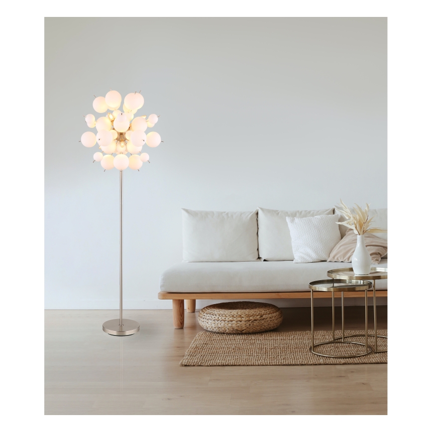 Globo - Staande lamp 6xE14/25W/230V wit