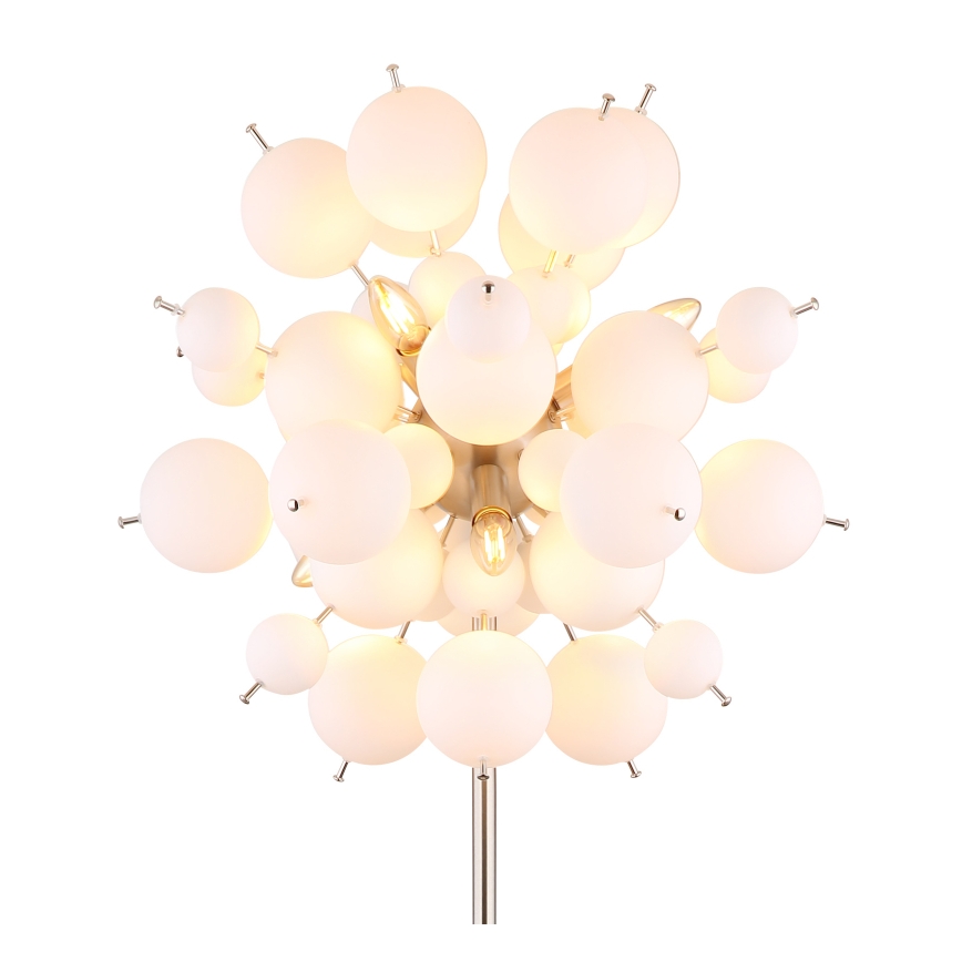 Globo - Staande lamp 6xE14/25W/230V wit