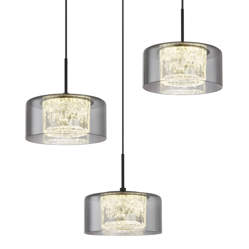 Globo - Suspension filaire 3xLED/8W/230V