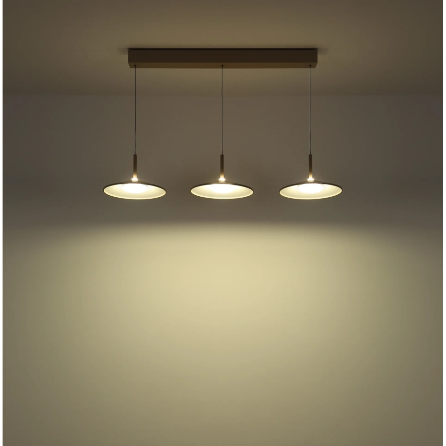 Globo - Suspension LED sur câble LED/24W/230V 4000K beige