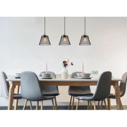 Globo - Hanglamp aan een koord 3xE27/40W/230V
