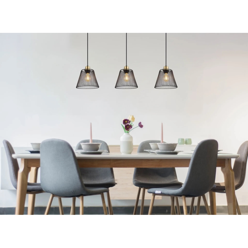 Globo - Hanglamp aan een koord 3xE27/40W/230V
