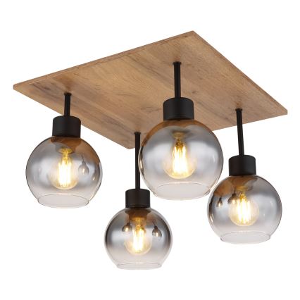 Globo - Opbouw-plafondlamp 4xE27/40W/230V