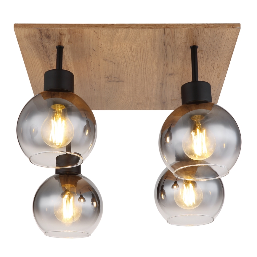 Globo - Opbouw-plafondlamp 4xE27/40W/230V