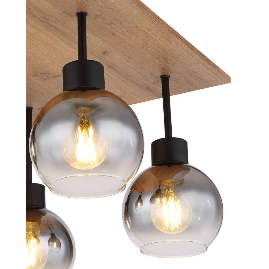 Globo - Opbouw-plafondlamp 4xE27/40W/230V
