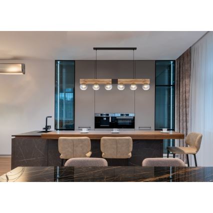 Globo - Hanglamp aan kabel 6xE27/40W/230V