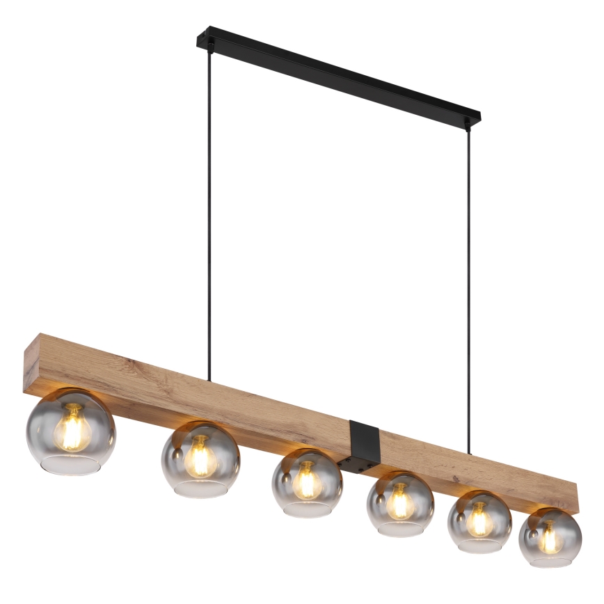 Globo - Hanglamp aan kabel 6xE27/40W/230V