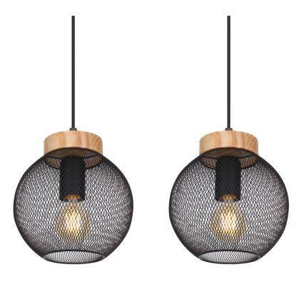 Globo - Suspension sur câble 4xE27/40W/230V