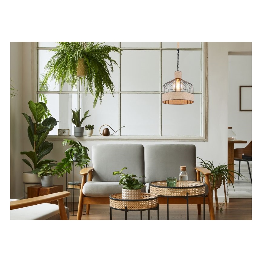 Globo 15674H1 - Hanglamp aan ketting HALIA 1xE27/60W/230V