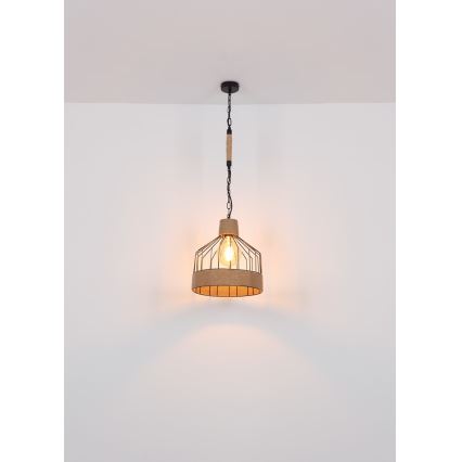 Globo 15674H1 - Hanglamp aan ketting HALIA 1xE27/60W/230V