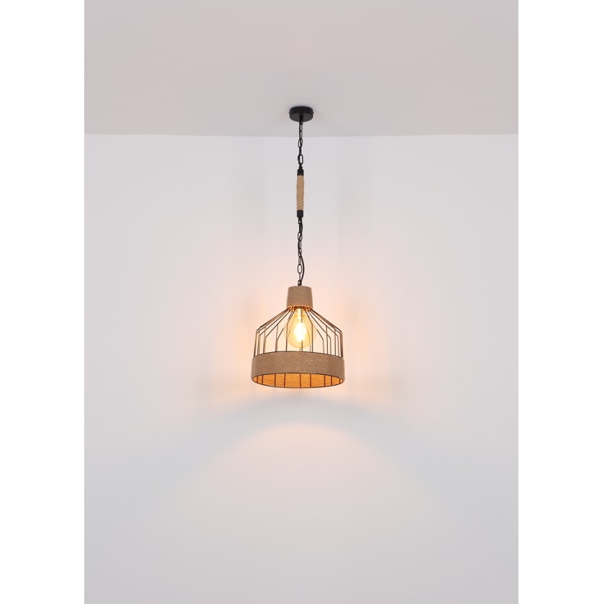 Globo 15674H1 - Hanglamp aan ketting HALIA 1xE27/60W/230V