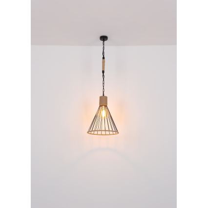 Globo 15676H1 - Hanglamp aan ketting HALIA 1xE27/60W/230V