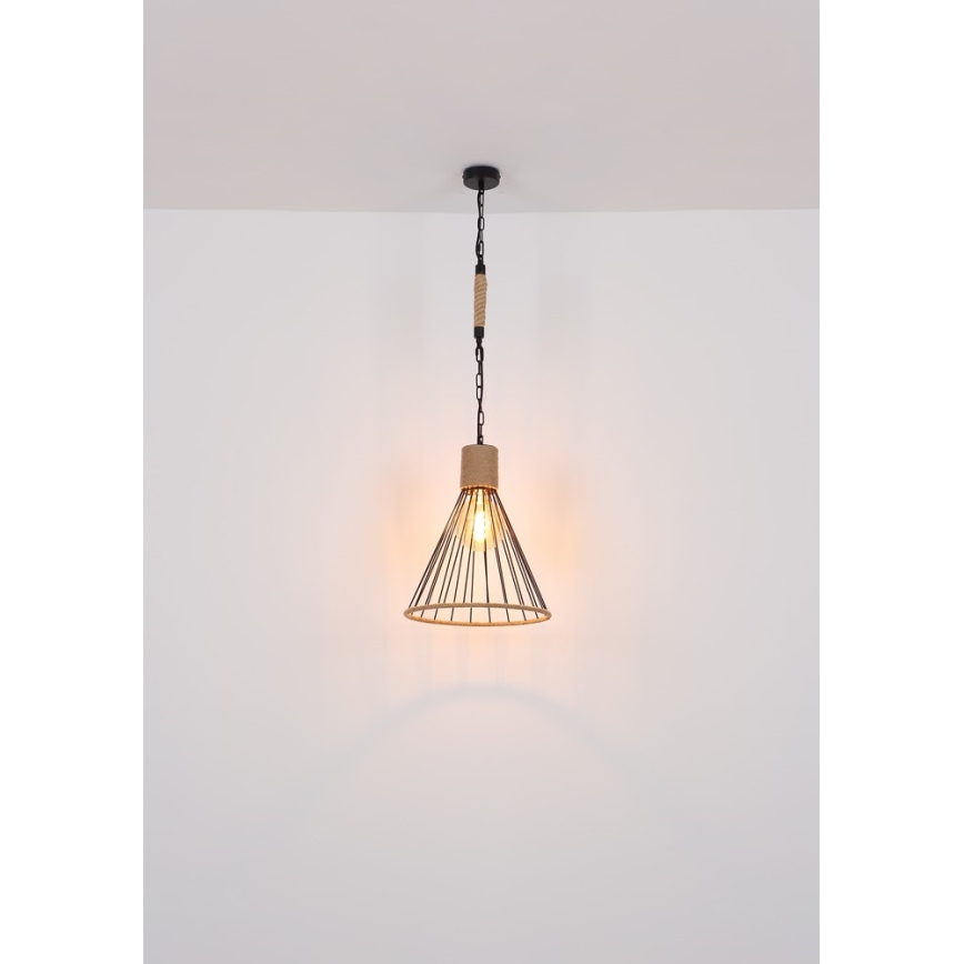 Globo 15676H1 - Hanglamp aan ketting HALIA 1xE27/60W/230V