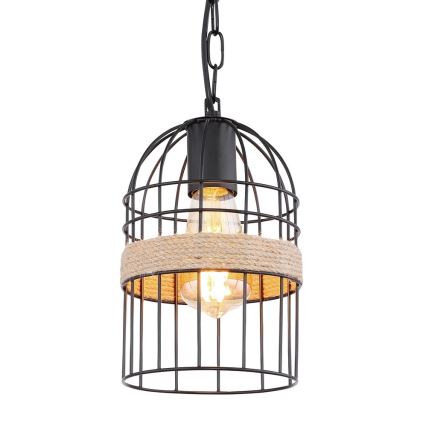 Globo 15677H - Hanglamp aan ketting HALIA 1xE27/60W/230V