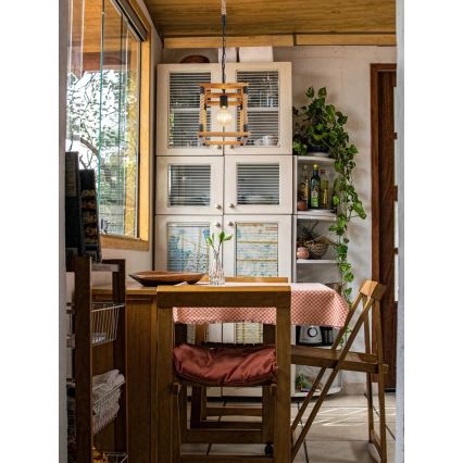 Globo 15691H - Hanglamp aan een koord VERNON 1xE27/60W/230V