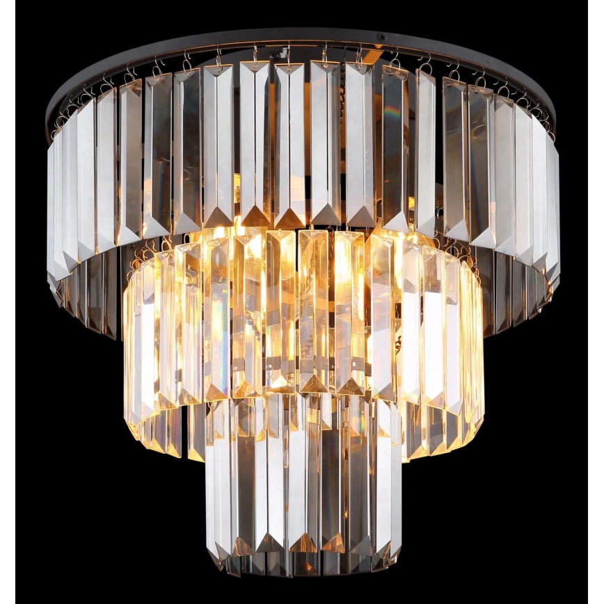 Globo - Bevestigde hanglamp 3xE27/40W/230V diameter 40 cm zwart
