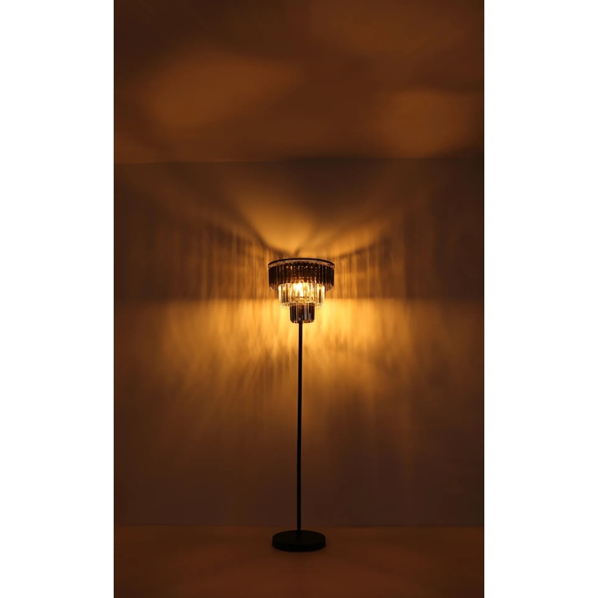 Globo - Staande Lamp 3xE27/40W/230V diameter 40 cm zwart