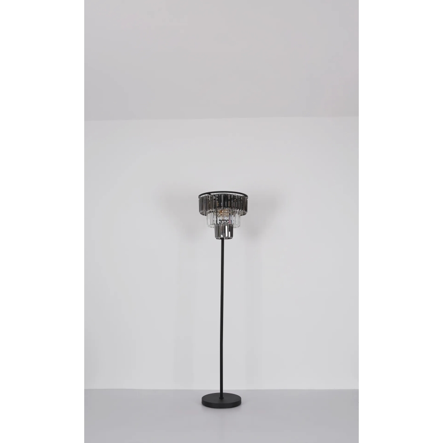 Globo - Staande Lamp 3xE27/40W/230V diameter 40 cm zwart